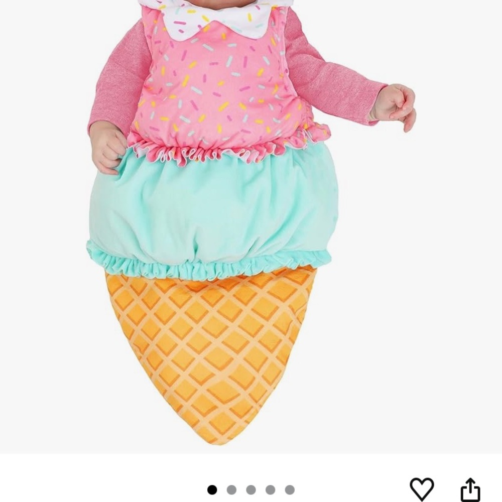 Ice Cream Cone Baby Costume